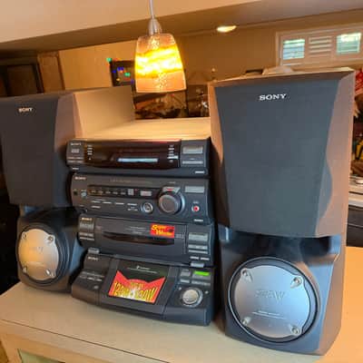 Immagine RARE Vintage SONY LBT-D790 Am Fm CD Dual Cassette Stereo System Fully Tested🔥🎶 - 6