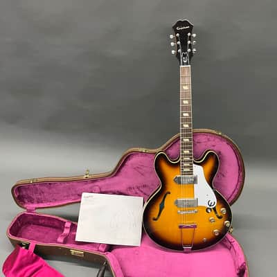 Epiphone USA Collection John Lennon Signature '65 Casino 1998 - 2000 - Vintage Sunburst image 4