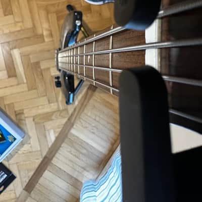 Ernie Ball Music Man Bongo 4 HH + Piezo 2003 - Sapphire Black image 8