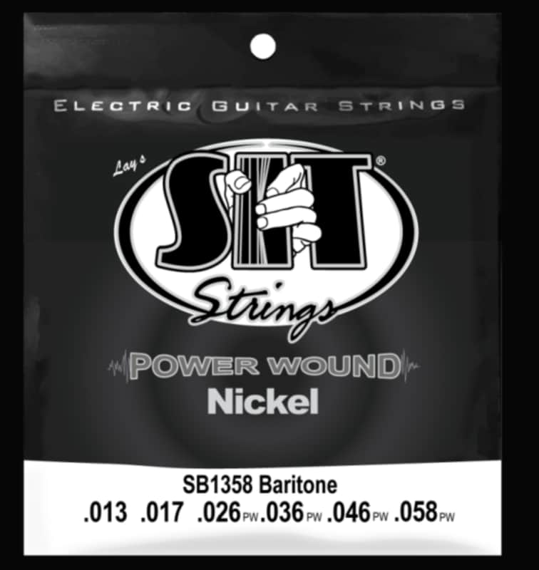 S.I.T. Strings SB1358 Powerwound Nickel Electric Baritone image 1