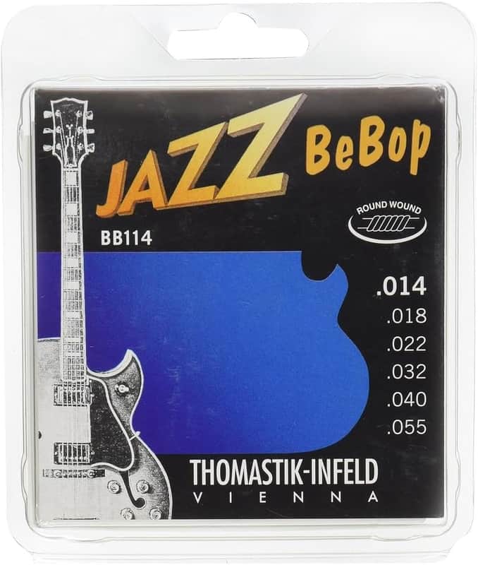 Thomastik-Infeld BB114 Jazz Bebop Round Wound Jazz Guitar Strings Medium (.014-.055) image 1