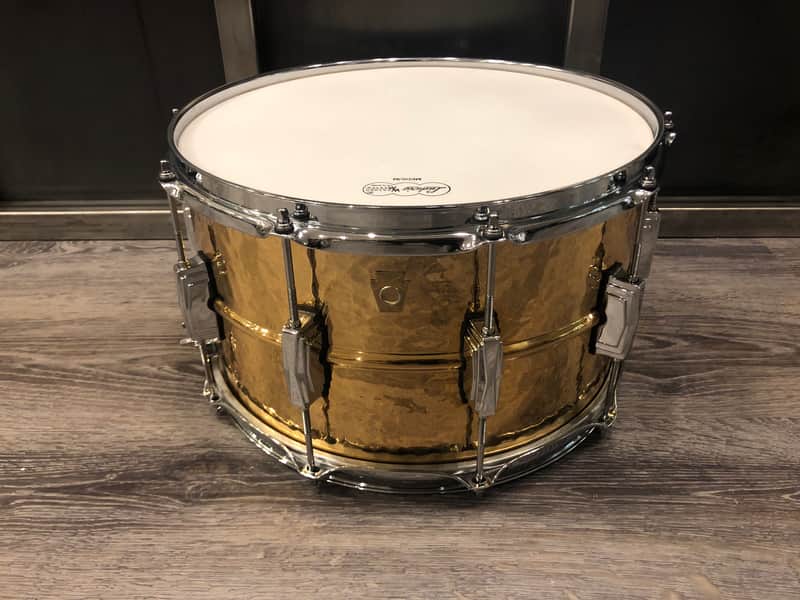 Ludwig LB508K Hammered Bronze 8x14" Snare Drum image 4