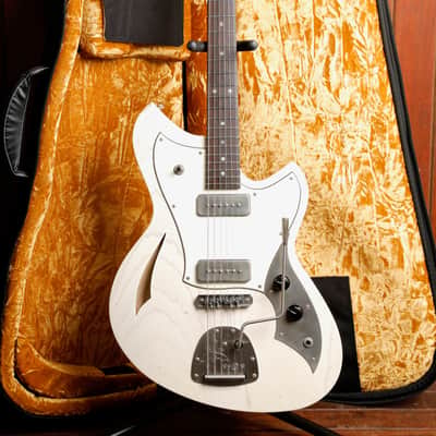 Novo Miris J Custom Mary Kaye White Electric Guitar image 2