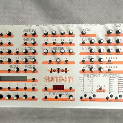 JoMox Sunsyn MK-I β
JUST 250 units Worldwide!!β
EXTREME RARE ANALOG SYNTHESIZER from 90sβ
Professional VINTAGE Synthesizer JOMOX SUNSYN β
Cleaned & Full Checked β
World Wide Shipping! image 1