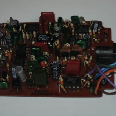 FOR PARTS/FOR REPAIR Ibanez Maxon CS9 from 1982 CIRCUIT BOARD with Mounted Parts, Width Potentiometer +Wires, 2 Other Wires, Power Jack (NO: Switch, OUT Jacks, IN Jack, LED, Other Wires, Battery Clip, External Parts) what's pictured is what's for sale image 20