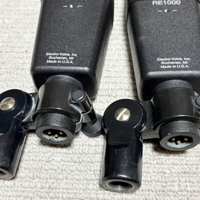Electro-Voice RE1000 Pair Supercardioid Condenser Microphone 1990s - Black image 4