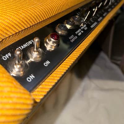 Fender Blues Deluxe Reissue 2-Channel 40-Watt 1x12" Guitar Combo 2005 - Present - Tweed image 5