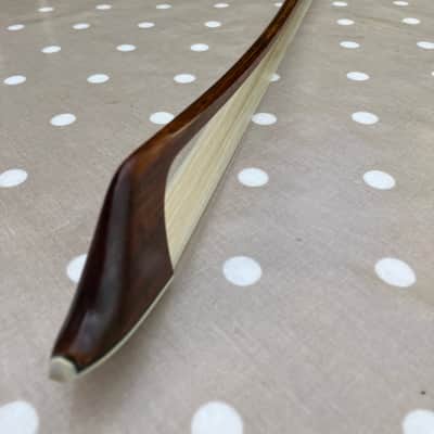 Double Bass French Bow - G.B.Bows - Snakewood Model - Silver Mounted image 13