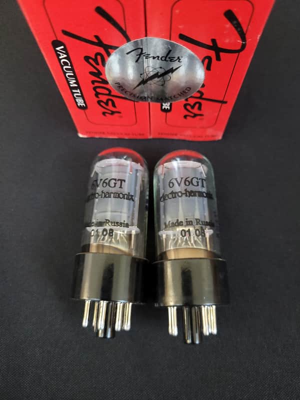 Electro-Harmonix Fender 6V6GT Tubes - Matched Pair image 1
