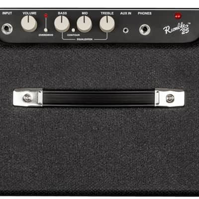 Fender Rumble 25 1x8 Bass Guitar Amplifier Combo image 6