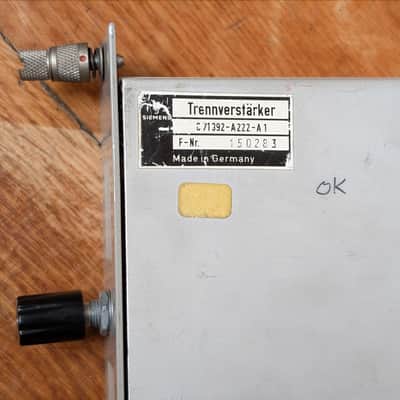 With audio demo: 1960s Siemens V274 mic preamp: 16 .. 48dB gain - recapped, full plug & play! image 3