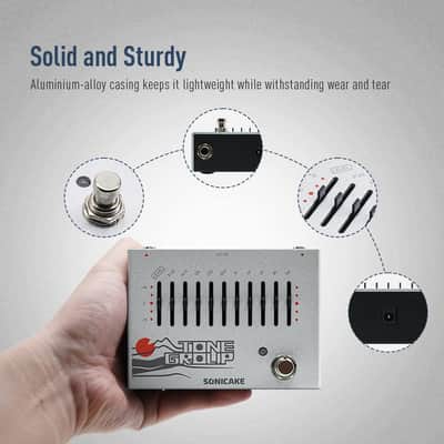 SONICAKE EQ Equalizer Guitar Effects Pedal Tone Group 10-Band image 6