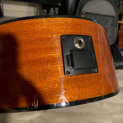 Luna Gypsy Spalt Grand Acoustic Guitar w/ Case image 5