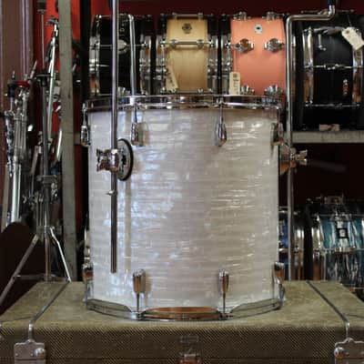 2006 Buddy Rich Drum Company Outfit in White Marine Pearl 14x24 9x13 16x16 16x16 image 16
