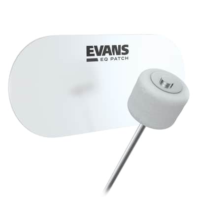 Evans EQ Patch, EQPC2 Bassdrum Patch double, clear - Accessory for Drumhead image 1