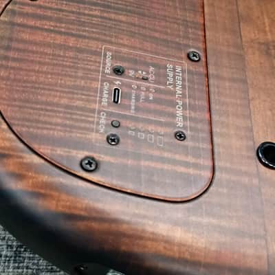 Mayones Patriot MR 5 Fretless - antique brown image 14