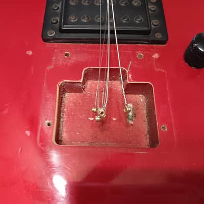 Peavey Inpact 1/no Kahler Tremolo 1985-1987 - Transparent Red image 4