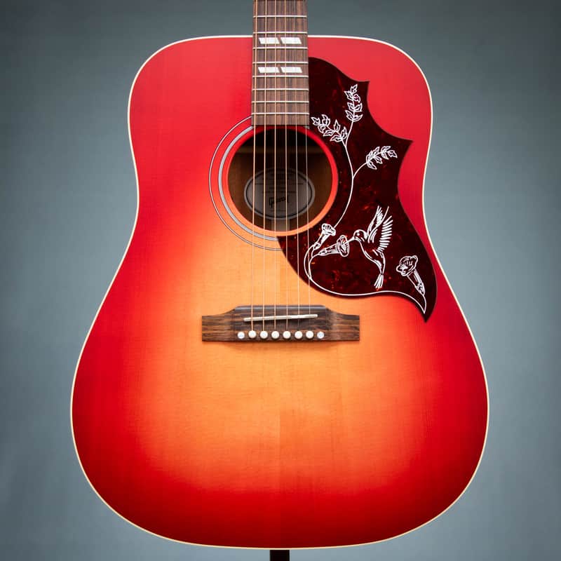 Gibson Hummingbird Special Acoustic Electric Guitar - Satin Vintage Cherry Burst - 23255100