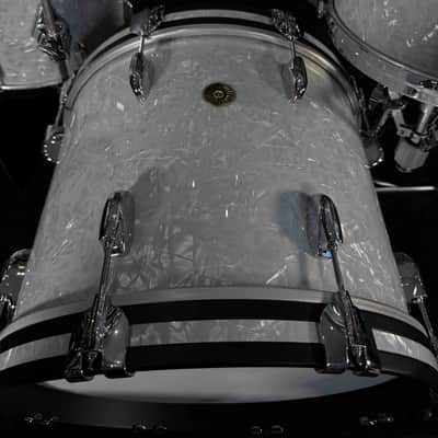 Gretsch USA Custom 3-Piece 12/14/18 Bop Drum Kit Set in 60's Marine Pearl Nitron image 4