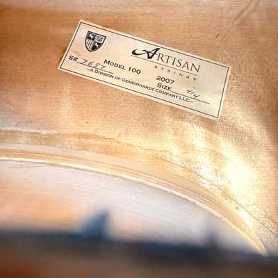 Artisan Strings Model 100 4/4 Cello w/ Padded Gig Bag 2007 image 2