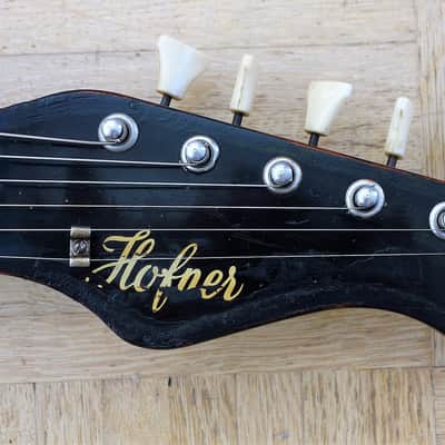 Hofner 173 Solid guitar ~1968 sunburst image 6