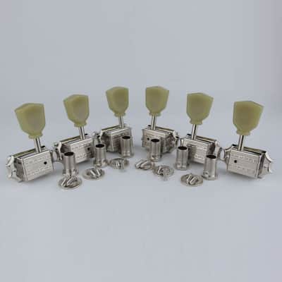 vintage style guitar tuners-Nickel image 3