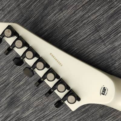 ESP E-II M-II 7B Baritone Evertune 7 String Pearl White image 10
