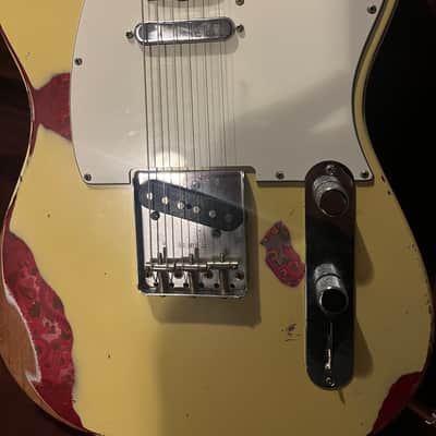 Partscaster Tele - Cream Over Paisley image 2