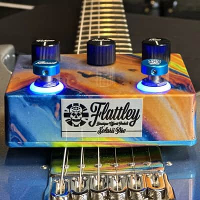 Flattley Boutique Effects Pedals Guitar Platinum Range - Solaris Pro Fuzz Pedal with Boost image 6