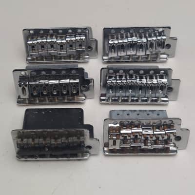 Six Generic Strat Style Tremolo Bridges (LOT) (B-368) image 1