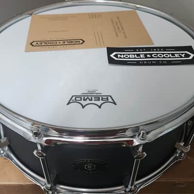 Noble & Cooley *Pre-Order* Alloy Classic 6x14" Cast Aluminum Snare Drum Black Powder Coat & Chrome Hardware | Made in the USA | Special Order | Authorized Dealer image 5