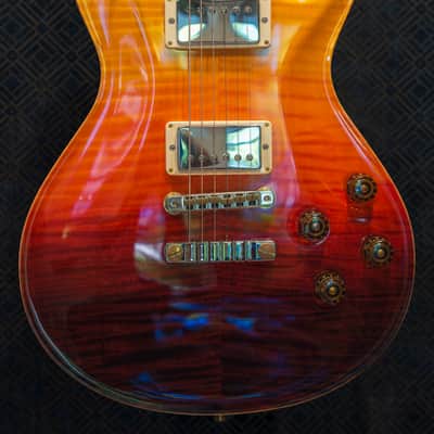 PRS SC594 Wood Library Korina Brazilian Flame Top image 7