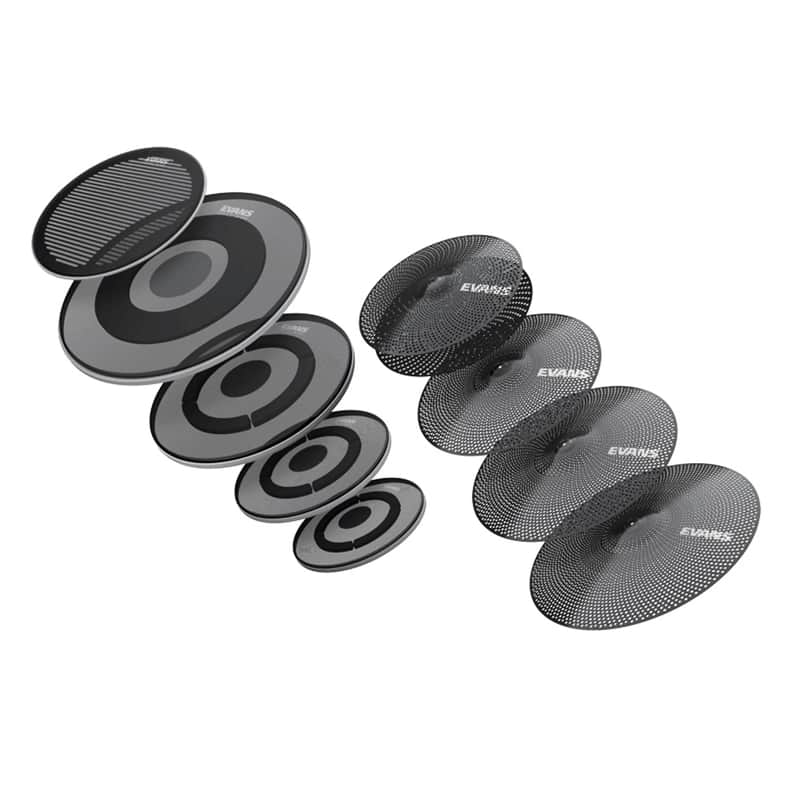Evans dB One Rock System & Cymbals - Quiet Drum Head/Cymbal Set image 1