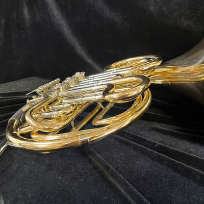 Beautiful Gold Brass Alexander 103 Double Horn image 4
