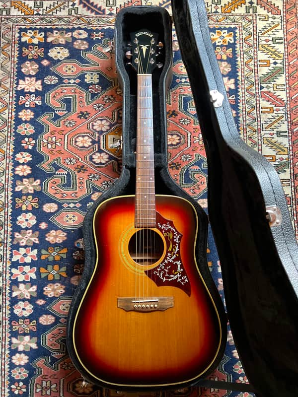 Nashville N-40DS 1970s Made in Japan Rare Acoustic Lawsuit Guitar