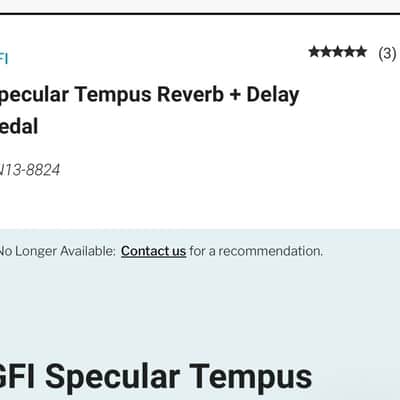 GFI System Specular Tempus 2010s - White image 1