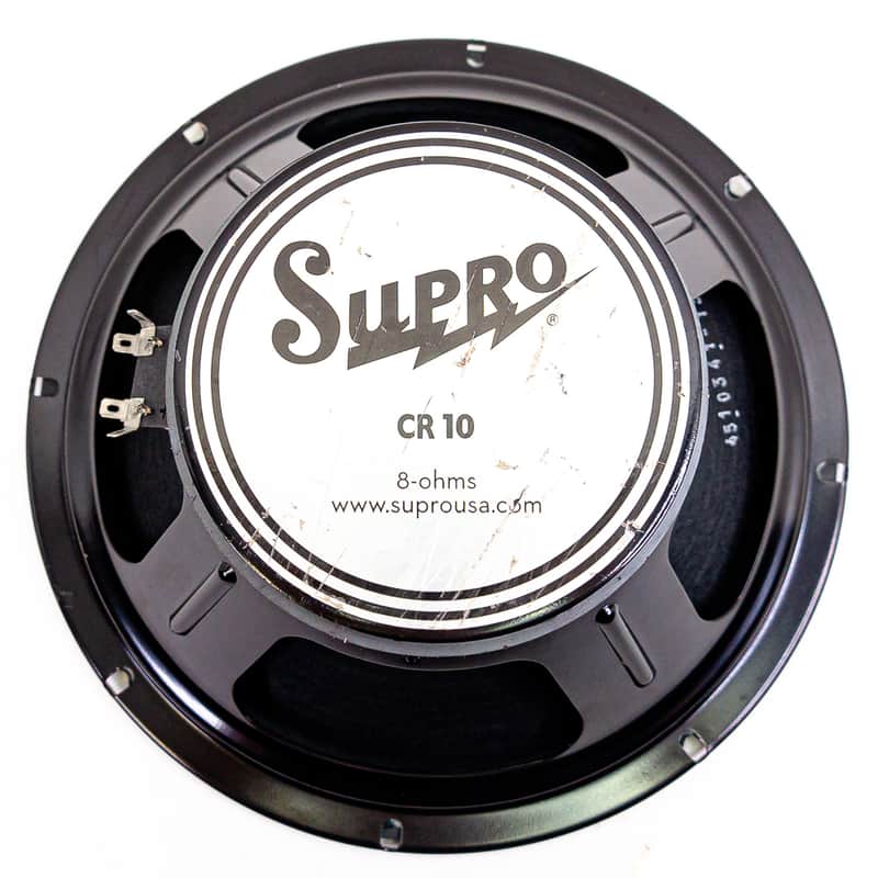 Supro CR10 10" Guitar Speaker – 8Ω, 75W, Vintage-Flavored Tone image 1