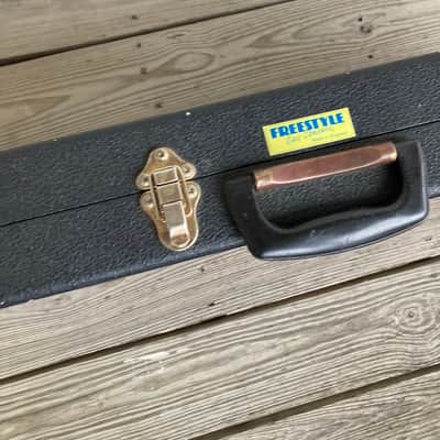 Freestyle Electric guitar hard shell case tolex Hardshell strat Tele telecaster stratocaster - Black image 6