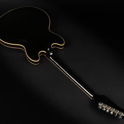 2021 Gibson Custom Shop '64 Trini Lopez Standard Reissue ES-335 - Ebony VOS | USA Semi-Hollow Vintage Diamond F Holes Firebird Headstock | CoA OHSC image 14