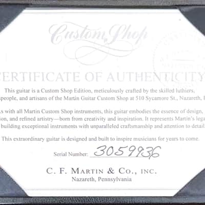 Martin Custom Shop D-18 Style - 1 11/16" #59936 (Empire Music Spec) image 12
