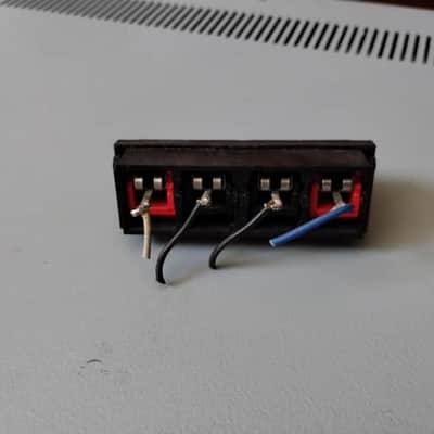 Sansui G7500 speaker wire output panel - 1980's image 2