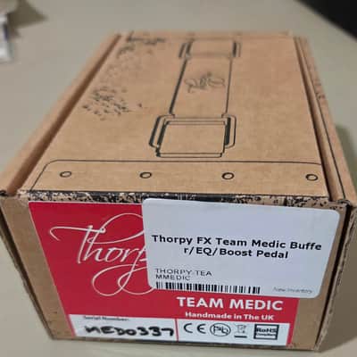 ThorpyFX Team Medic V2 Buffer / EQ / Boost 2022 - Silver/Red image 2
