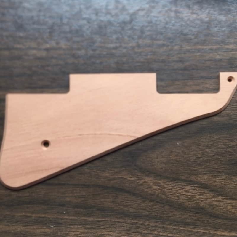 Guilford Mahogany Pickguard - fits Les Paul Standard USA guitars Ready to install, can be stained and finished to suit your guitar image 1