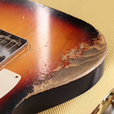 Fender Custom Shop 1955 Telecaster Masterbuilt Andy Hicks Heavy Relic 2-Tone Sunburst image 9