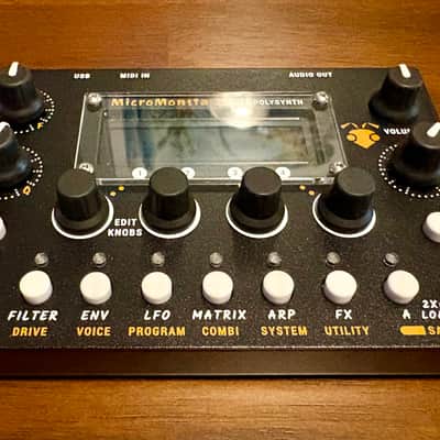 Audiothingies Micromonsta 2 Dual Polyphonic Synthesizer - Black image 4