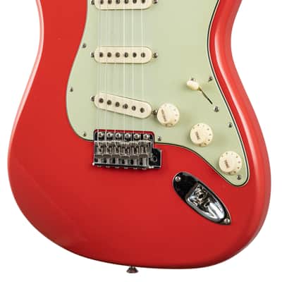 Fender Custom Shop Limited Edition '63 Stratocaster Journeyman Relic Electric Guitar - Aged Fiesta Red image 4