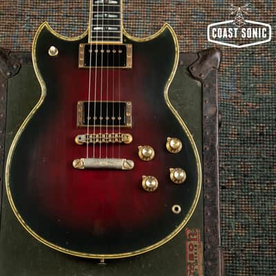 1984 Yamaha Custom SG3000 Professional Wine Burst Made In Japan image 5