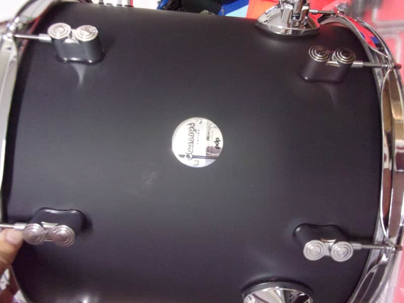 PDP Concept Maple 16" x 14" Floor Tom Drum Satin Black NO LEGS NEW by DW Pacific image 1