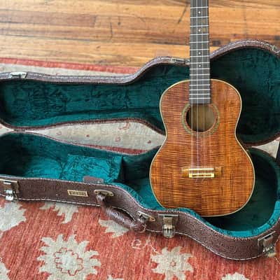 Hindmarsh Valley Ukuleles Custom Order Baritone Uke - Flamed Koa #16 - w/ HSC image 10