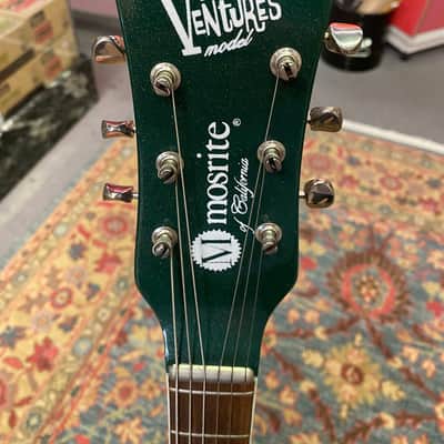 Mosrite Ventures Sidejack 1988 Emerald Green image 6